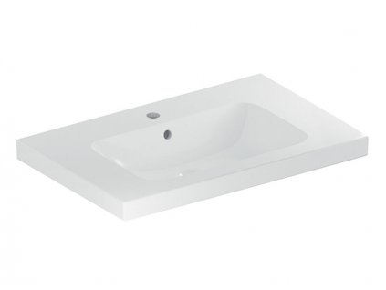 Geberit iCon Light umyvadlo s odkládací plochou, 90x48 cm, s otvorem pro baterii, s přepadem, bílá (501.840.00.1)