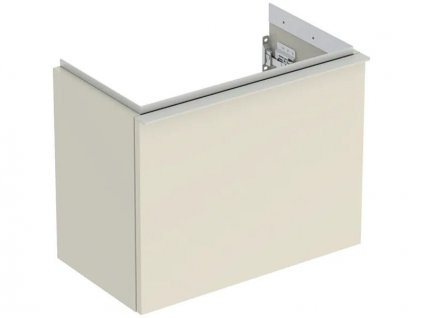Geberit iCon skříňka pod umývátko, 1x zásuvka, 52x30,7x41,5 cm, lakovaná s vysokým leskem, písková šedá (502.302.JL.1)