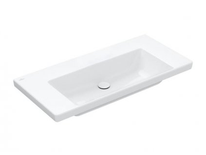 Villeroy & Boch Subway 3.0 umyvadlo 100x47 cm, bez otvoru pro baterii, bez přepadu, bílá Alpin (4A70A301)