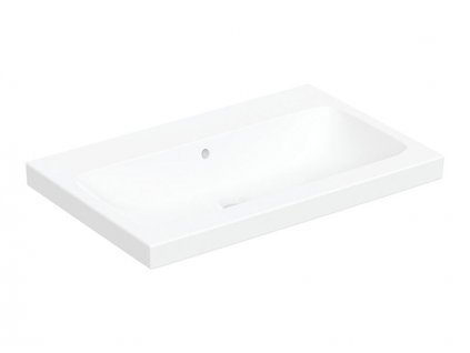 Geberit iCon Light umyvadlo na desku, 75x48 cm, bez otvoru pro baterii, s přepadem, KeraTect, bílá (501.848.00.4)