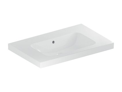 Geberit iCon Light umyvadlo 75x48 cm, bez otvoru pro baterii, s přepadem, KeraTect, bílá (501.839.00.4)