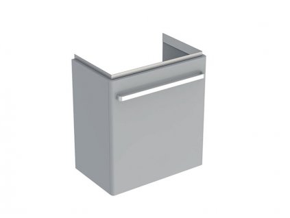 Geberit Selnova Compact skříňka pod umyvadlo 55x36,7x60,4 cm, 1x dvířka, světle šedá mat/světle šedá lesk (501.493.00.1)
