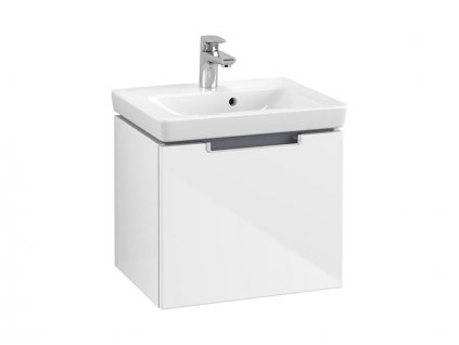 Villeroy & Boch Subway 2.0 skříňka pod umyvadlo 48,5x42x37,9 cm, 1x zásuvka, Glossy White (A68500DH)