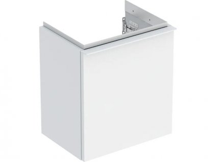 Geberit iCon skříňka pod umývátko, 1x dvířka, závěsy vpravo, 37x27,9x41,5 cm, lakovaná mat, bílá (502.300.01.3)