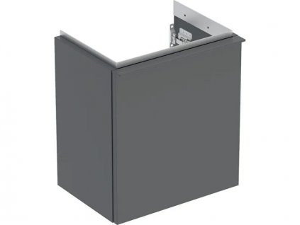 Geberit iCon skříňka pod umývátko, 1x dvířka, závěsy vlevo, 37x27,9x41,5 cm, lakovaná mat, láva (502.301.JK.1)