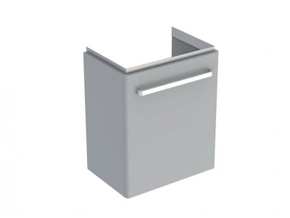 Geberit Selnova Compact skříňka pod umyvadlo 50x36,7x60,4 cm, 1x dvířka, světle šedá mat/světle šedá lesk (501.491.00.1)