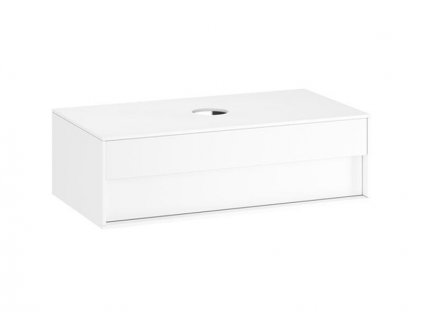 Ravak Step skříňka pod umyvadlo na desku SD, 100x54x30,5 cm, bílá/bílá (X000001429)