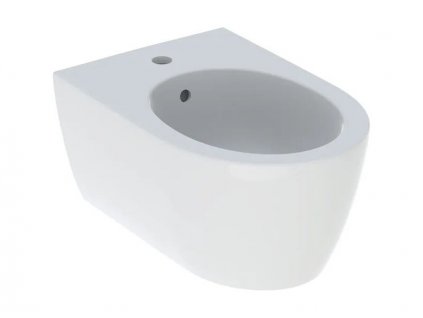 Geberit Icon závěsný bidet 35,5x53 cm, otvor pro baterii, s přepadem, KeraTect, alpská bílá mat (501.898.JT.1)