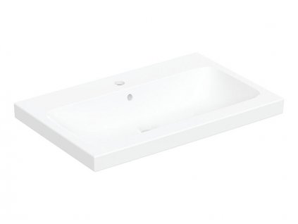 Geberit iCon Light umyvadlo na desku, 75x48 cm, otvor pro baterii, s přepadem, bílá (501.848.00.1)