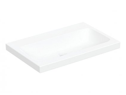 Geberit iCon Light umyvadlo na desku, 75x48 cm, bez otvoru pro baterii, bez přepadu, bílá (501.848.00.7)