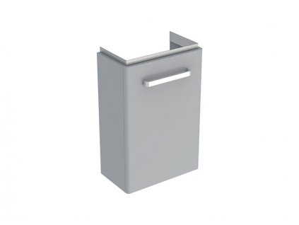 Geberit Selnova Compact skříňka pod umývátko 40x34x60,4 cm, 1x dvířka, světle šedá mat/světle šedá lesk (501.489.00.1)