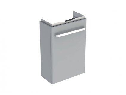 Geberit Selnova Compact skříňka pod umývátko 40,8x23,1x60,5 cm, 1x dvířka, světle šedá lesk (501.925.42.1)