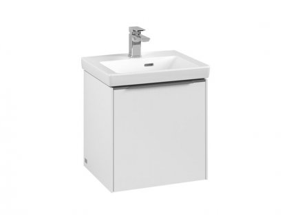 Villeroy & Boch Subway 3.0 skříňka pod umyvadlo 42,3x37,75x42,9 cm, panty vlevo, Brilliant White (C58100VE)