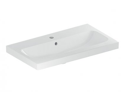 Geberit iCon Light umyvadlo, 75x42 cm, s otvorem pro baterii, s přepadem, bílá (501.842.00.1)