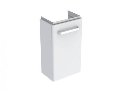 Geberit Selnova Compact skříňka pod umývátko 34,8x25,2x60,4 cm, 1x dvířka, bílá mat/bílá lesk (501.488.00.1)