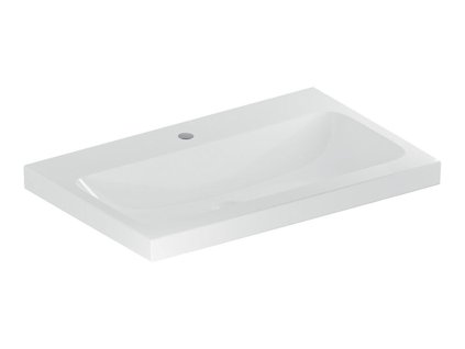 Geberit iCon Light umyvadlo 75x48 cm, s otvorem pro baterii, bez přepadu, bílá (501.835.00.5)