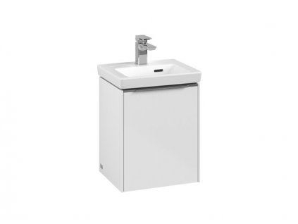 Villeroy & Boch Subway 3.0 skříňka pod umyvadlo 35,1x30,9x42,9 cm, panty vpravo, Brilliant White (C58400VE)