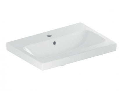 Geberit iCon Light umyvadlo, 60x42 cm, s otvorem pro baterii, s přepadem, KeraTect, bílá (501.841.00.2)