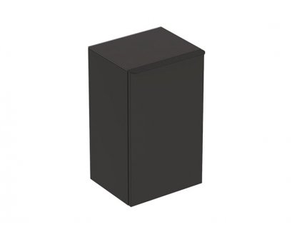 Geberit Smyle Square boční skříňka 36x32,6x60 cm, 1x dvířka, závěsy vpravo, láva mat/láva mat (500.359.JK.1)