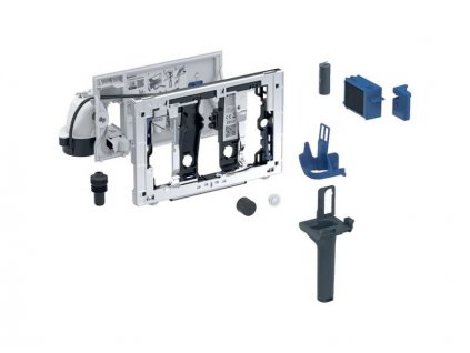 Geberit jednotka odsávání zápachu DuoFresh, manuální spouštění, dávkovač pro tyčinky DuoFresh, pro splachovací nádržku Sigma 8 cm, chrom lesk (115.053.21.2)