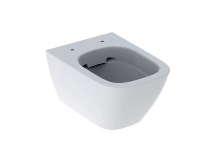 Geberit Smyle Square závěsné WC 35x49 cm, hluboké splachování, uzavřený tvar, zkrácené vyložení, Rimfree, bílá (500.379.01.1)