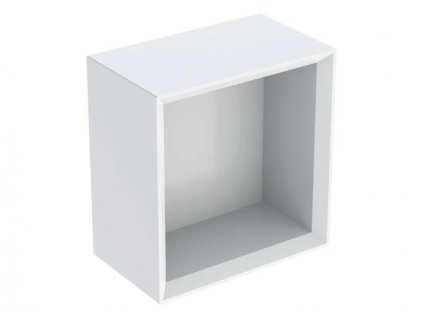 Geberit iCon čtvercový box, 22,5x13,2x22,5 cm, lakovaná s vysokým leskem, bílá (502.321.01.1)