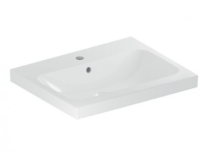 Geberit iCon Light umyvadlo 60x48 cm, s otvorem pro baterii, s přepadem, bílá (501.834.00.1)