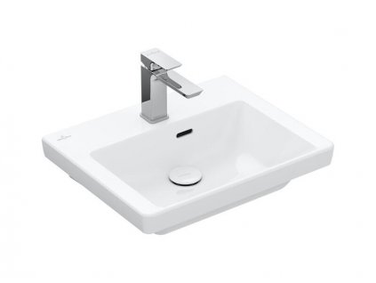 Villeroy & Boch Subway 3.0 umývátko 50x40 cm, otvor pro baterii, s přepadem, bílá Alpin (43705001)