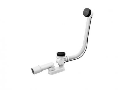 ravak vanovy odtokovy komplet s prepadem 57 cm bowden cerna1