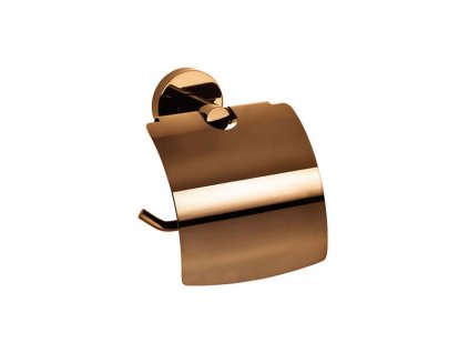 Bemeta Coral držák toaletního papíru s krytem, Coffe-Gold lesk (158112012)