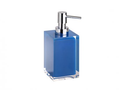 Bemeta Vista dávkovač tekutého mýdla 250 ml, chrom/modrá (120109016-102)