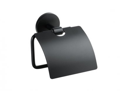Bemeta Nox držák toaletního papíru s krytem, černá (102512010)