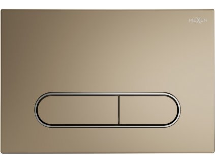 MEXEN - Fenix 11 splachovací tlačítko, zlatá /kompatibilní s Geberit Sigma UP300 a UP320/ 601104