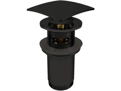 DEANTE - Click-Clack nero výpust do umyvadla nebo bidetu, s kovovým pouzdrem univerzální NHC_N11U