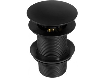 DEANTE - Click - clack černá - Umyvadlový uzávěr - bez přepadu NHC_B10A