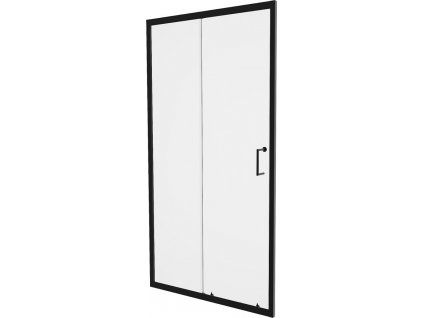 MEXEN - Apia posuvné sprchové dveře 145, transparent, černé 845-145-000-70-00