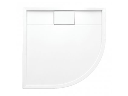 OMNIRES - BROOKLYN akrylátová sprchová vanička čtvrtkruh, 90 x 90 cm bílá lesk /BP/ BROOKLYN90/OBP