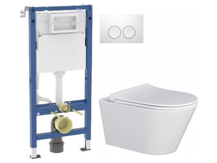 GEBERIT DuofixBasic s bílým tlačítkem DELTA21 + WC MYJOYS MY1 + SEDÁTKO 458.103.00.2 21BI MY1