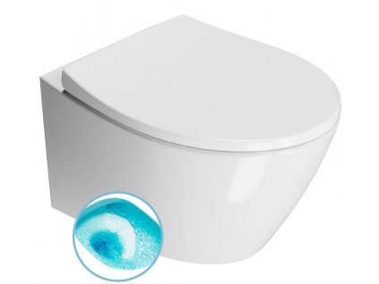 GSI - MODO závěsná WC mísa, Swirlflush, 37x52cm, bílá ExtraGlaze 981611
