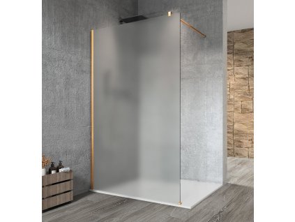 GELCO - VARIO GOLD MATT jednodílná sprchová zástěna k instalaci ke stěně, matné sklo, 800 GX1480-01