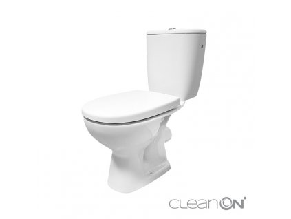 CERSANIT - WC KOMBI 613 ARTECO 010 3/5 NEW CLEANON + DUROPLAST SEDÁTKO SOFTCLOSE K667-052