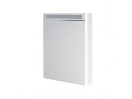 MEREO - Siena, koupelnová galerka 64 cm, zrcadlová skříňka, bílá lesk CN415GB