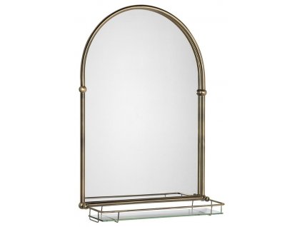 SAPHO - TIGA zrcadlo s policí 48x67cm, bronz HZ206