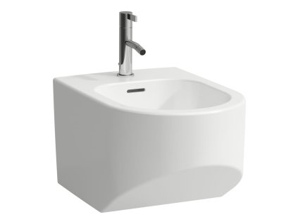 LAUFEN SONAR - závěsný bidet, h8303410003021, s 1 otvorem pro baterii uprostřed, bez postranních otvorů pro přívod vody vlevo a vpravo