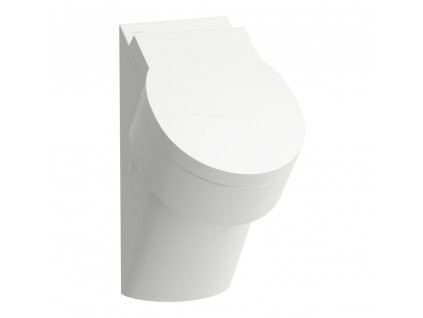 LAUFEN VAL - odsávací urinál rimless, vnitřní přívod vody, s otvory pro poklop, 1litrový sifón H894181 objednat zvlášť, h8402810000001, standardní provedení