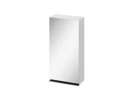 CERSANIT - Zrcadlová skříňka VIRGO 40 bílá s černými úchyty S522-009