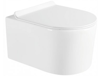 MEXEN/S - Sofia Závěsná WC mísa včetně sedátka s slow-slim, duroplast, bílá 30540100