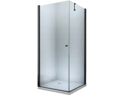 MEXEN/S - PRETORIA sprchový kout 80x100 cm, transparent, černá 852-080-100-70-00