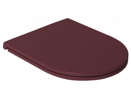 ISVEA - INFINITY WC sedátko, SLIM, odnímatelné, Soft Close, maroon red 40KF0543I-S