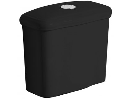 KERASAN - RETRO nádržka k WC kombi, černá mat 108131